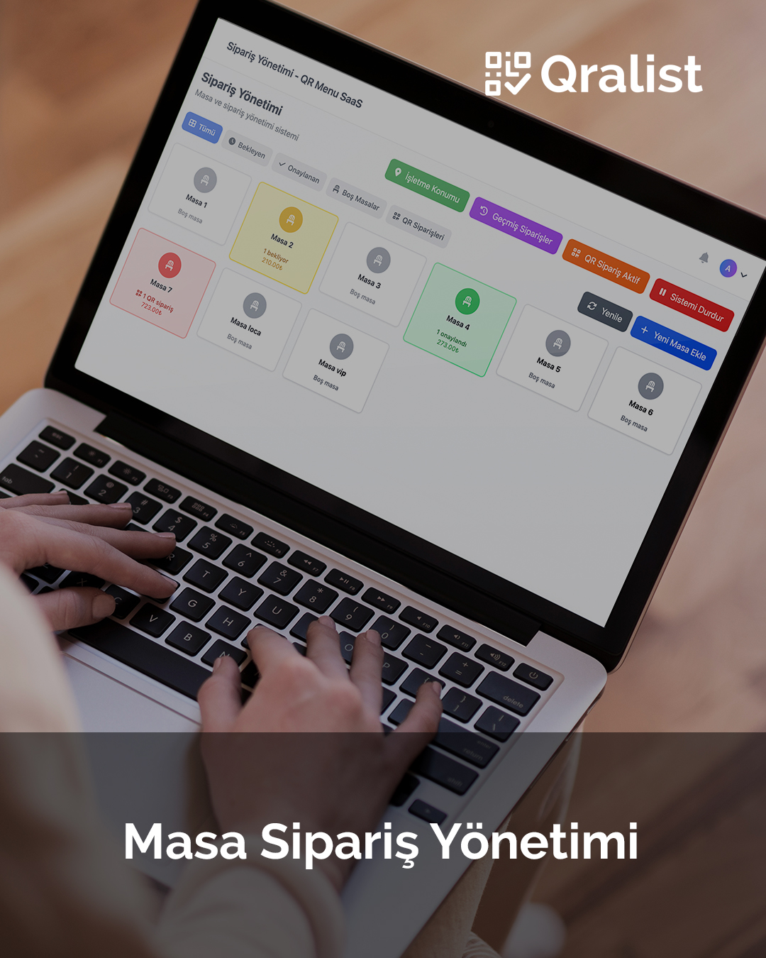 Masa Sipariş Sistemi